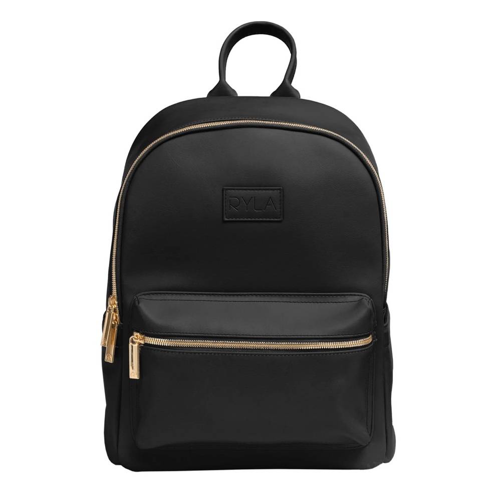 Ryla Ready Vegan Leather Diaper Bag Backpack